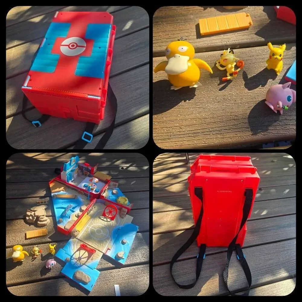 Pokémon Carry Case Beach Battle Playset